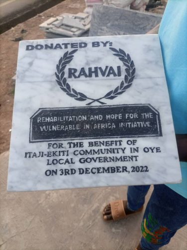 Borehole Water Commissioning In Osan- Ekiti